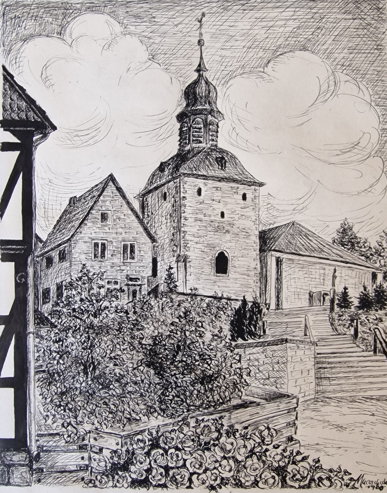 Kirche neue Ansicht (Majorchik 1980)